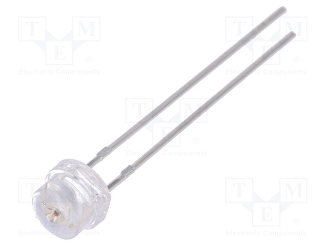 LED; 4.8mm; red; 600÷1000mcd; 100°; Front: convex; 1.6÷2.4V; THT