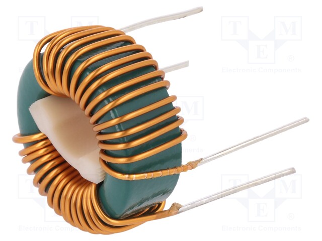 Inductor: wire; THT; 2.2mH; 10A; 10mΩ; 230VAC; 15x12.5mm; -20÷+50%