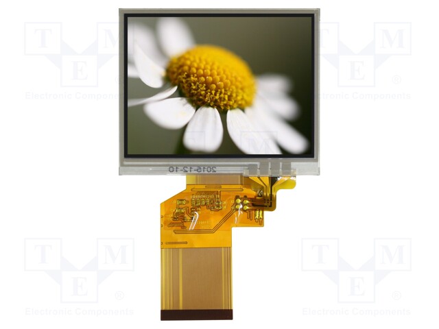 Display: TFT; 3.5"; 320x240; Illumin: LED; Dim: 76.84x63.84x4.37mm