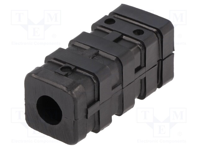 Mounting coupler; for profiles; W: 18mm; H: 43mm; Mat: polyamide