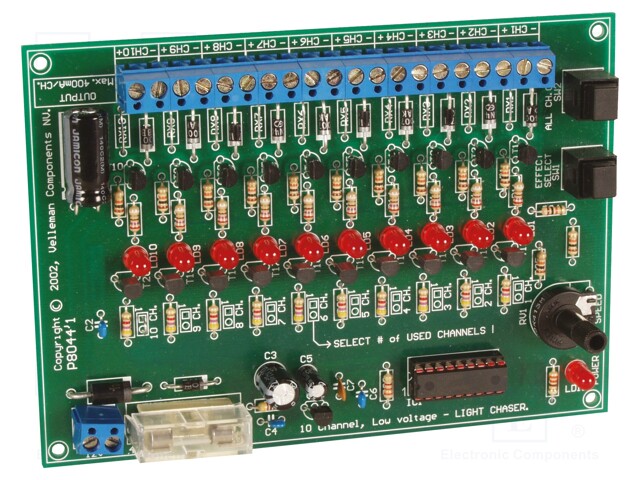 Circuit; light effect; 12VDC; Channels: 10