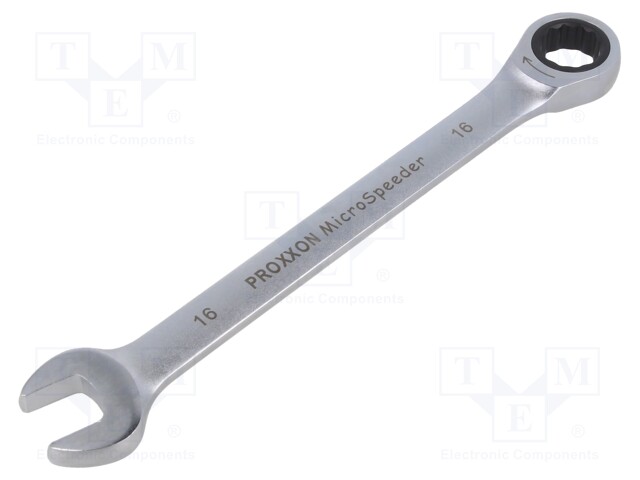 Wrench; combination spanner; 16mm; MicroSpeeder