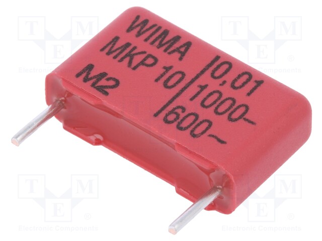 Capacitor: polypropylene; 10nF; 15mm; ±10%; 18x5x11mm; -55÷110°C