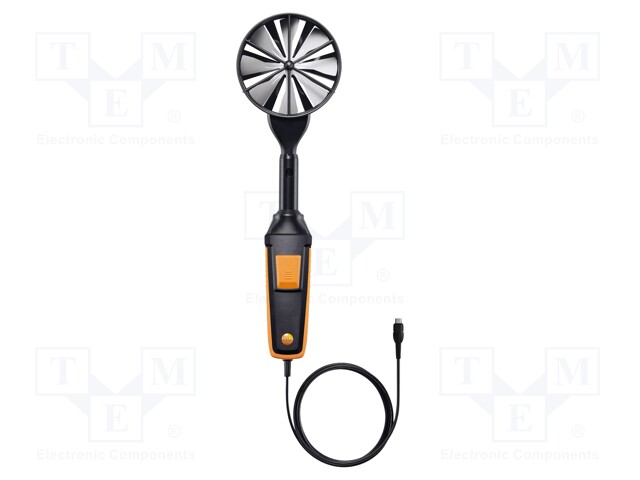 Probe: vane; -20÷70°C; Accur: ±0,5°C; 0.1°C; Probe dia: 100mm