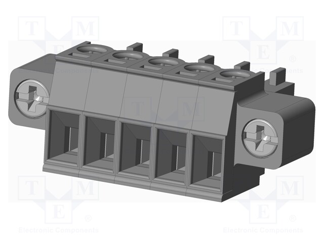 Connector: pluggable terminal block; plug; female; straight; grey