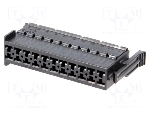 Connector: wire-wire; JPT; plug; female; w/o contacts; PIN: 22