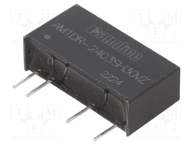 Converter: DC/DC; 1W; Uin: 22.8÷25.2V; Uout: 3.3VDC; Iout: 250mA