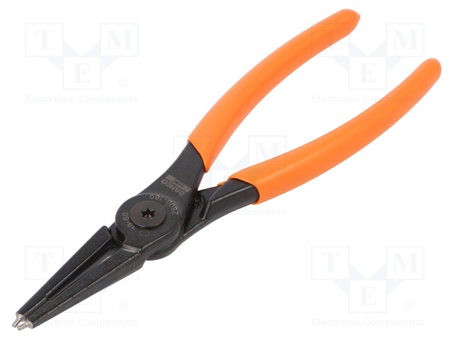 Pliers; internal circlip; Ring: internal; Pliers len: 180mm