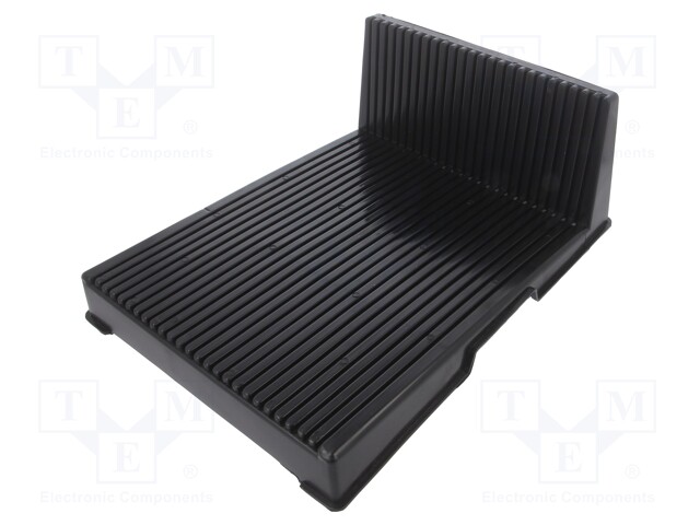 Conductive PCB rack; 355x270x130mm; black