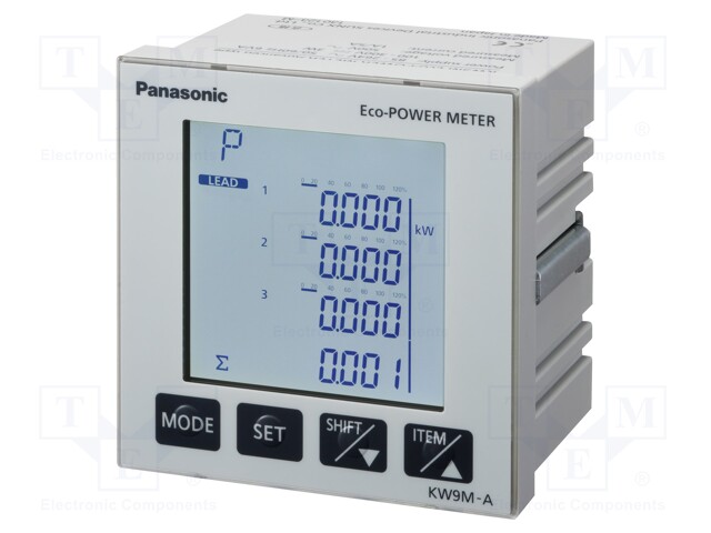 Power quality analyser; LCD,with a backlit; VAC: 0÷500V; IN: 2