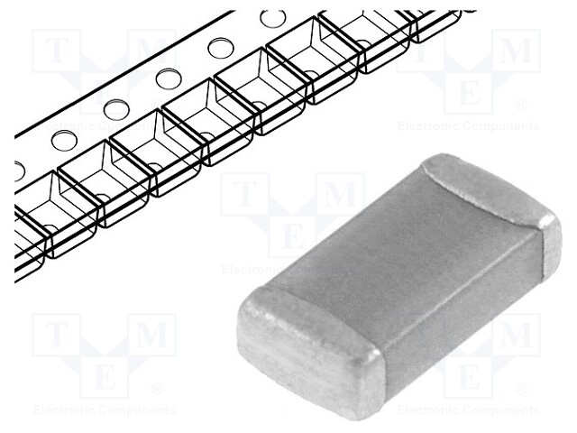 Capacitor: ceramic; MLCC; 2.2uF; 25V; X7R; ±10%; SMD; 1206