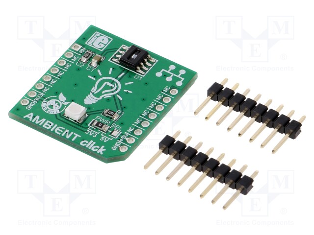 Click board; lighting sensor; analog; MLX75305; 3.3/5VDC