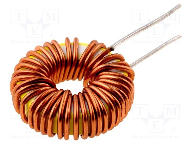 Inductor: wire; THT; 64uH; 5A; 60mΩ