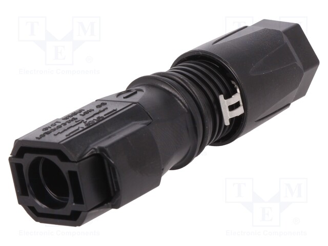 Connector: solar; male; "-" marking; 2.5÷6mm2; with contacts; plug