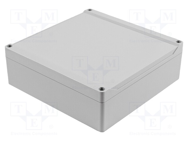 Enclosure: multipurpose; X: 180mm; Y: 180mm; Z: 60mm; 1555; ABS; grey