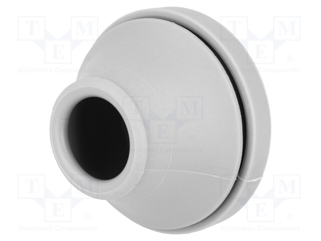 Grommet; Ømount.hole: 38mm; TPE (thermoplastic elastomer); grey