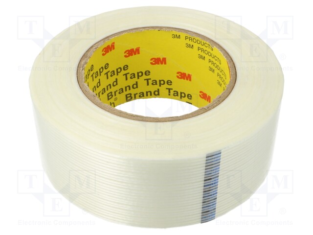 Tape: fixing; W: 48mm; L: 55m; Thk: 0.15mm; synthetic rubber; 3%