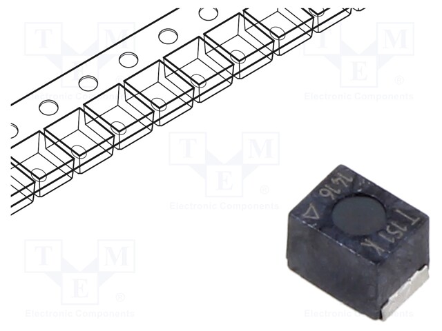 Inductor: ferrite; SMD; 150uH; 160mA; 6Ω; ±10%; 4.5x3.2x3.2mm