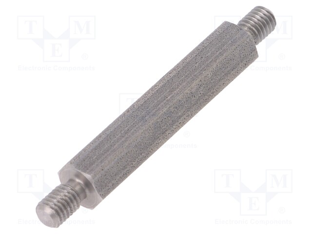 Screwed spacer sleeve; 40mm; Ext.thread: M5; hexagonal