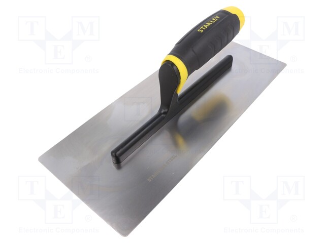 Finishing trowel; L: 320mm; W: 130mm; Mat: stainless steel