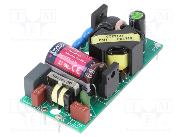 Power supply: switched-mode; 30W; 120÷370VDC; 85÷264VAC; OUT: 1