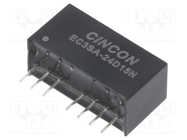 Converter: DC/DC; 3W; Uin: 18÷36V; Uout: 15VDC; Uout2: -15VDC; SIP8