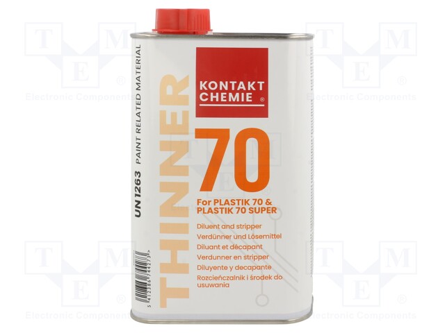 Thinner; 1l; Application: for Plastik 70