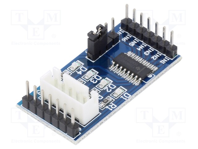 Stepper motor controller; UL2003; Uin mot: 5V; Uin log: 5V