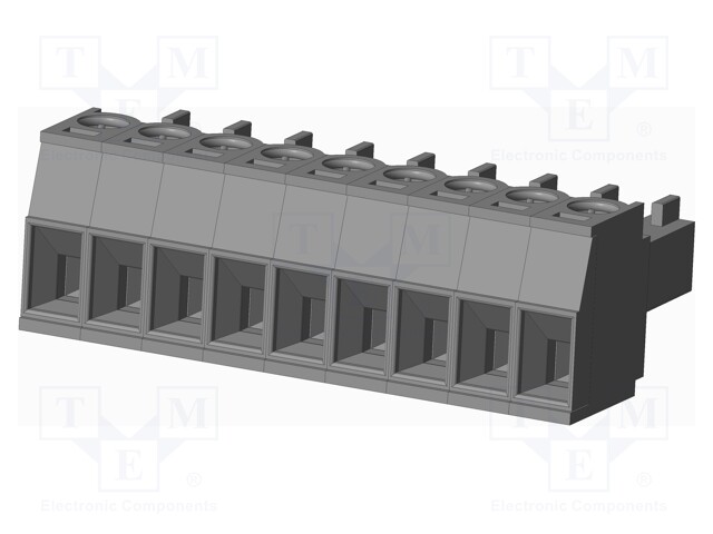 Connector: pluggable terminal block; plug; female; straight; grey