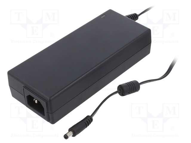 Power supply: switched-mode; 12VDC; 10A; Out: 5,5/2,1; 120W; 88.14%