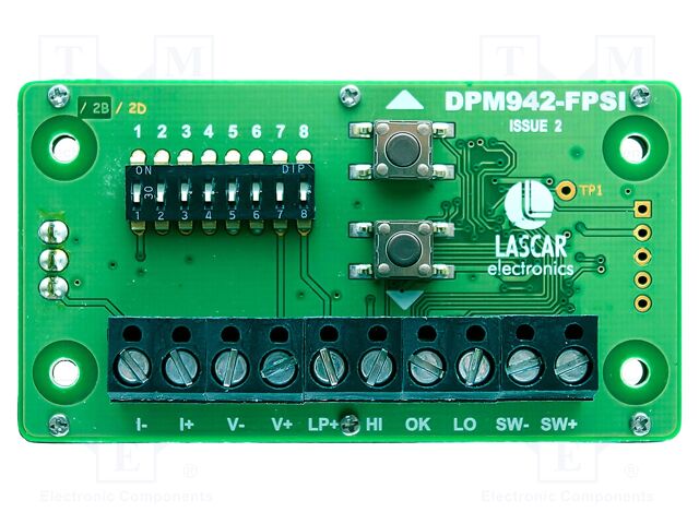 Panel; LCD 3,5 digit 19mm; 44x76x22.5mm; 39x71.5mm