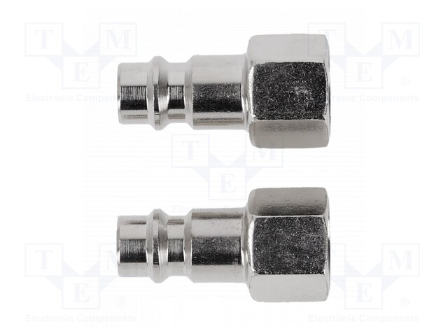 Coupling-adaptor terminal; Int.thread: G 1/4"; 2pcs.