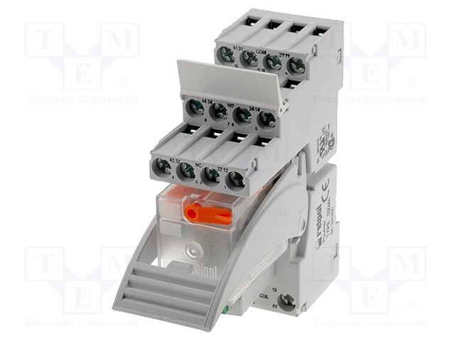 Relay: interface; 4PDT; Ucoil: 120VDC; 6A; 6A/250VAC; 6A/24VDC