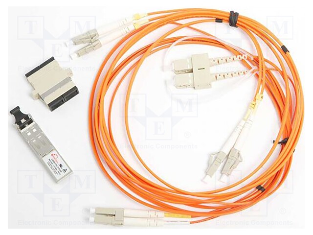 Set of cables and adapters