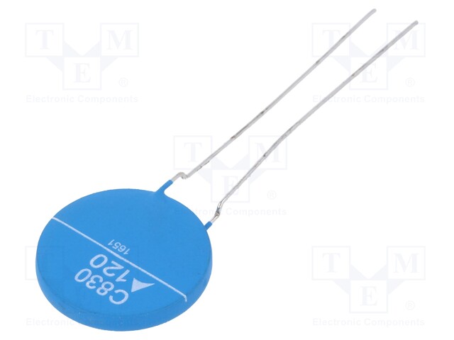 Fuse: PTC thermistor; 460mA; 230V; ceramic; Pitch: 5mm; 6s