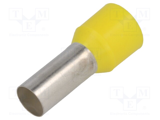 Bootlace ferrule; insulated; copper; Insulation: polypropylene