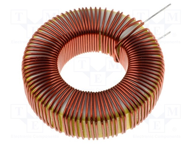 Inductor: wire; THT; 470uH; 3A; 187mΩ