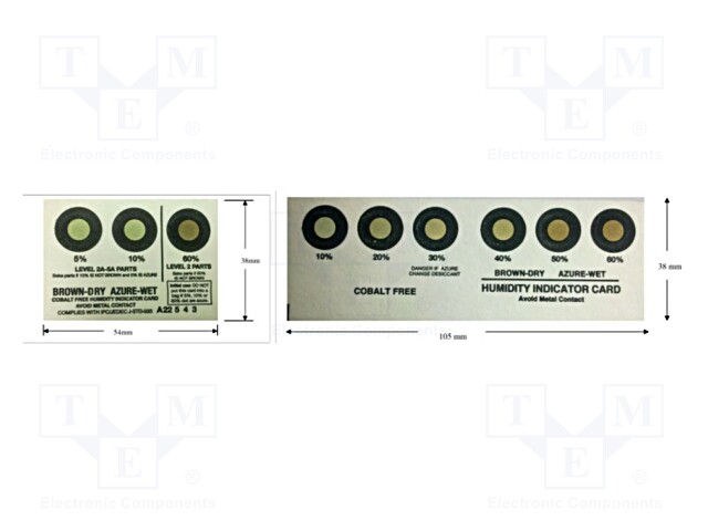 Humidity indicator; 200pcs.