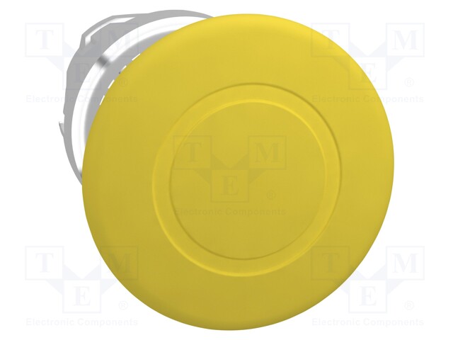 Switch: push-button; Stabl.pos: 2; 22mm; yellow; Illumin: none; IP66
