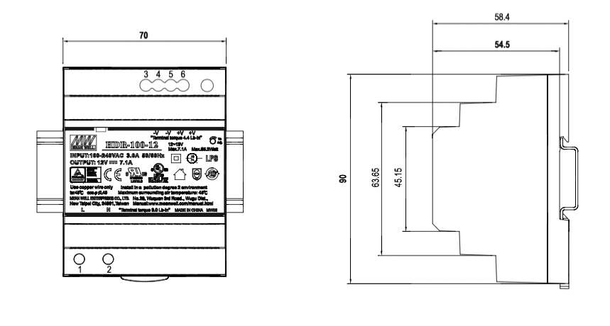 Power supply: switched-mode; 100.8W; 24VDC;24÷25.5VDC; 4.2A 85-264VAC