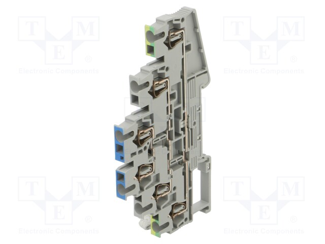 Splice terminal: rail; 0.08÷2.5mm2; spring clamp; Width: 5.2mm