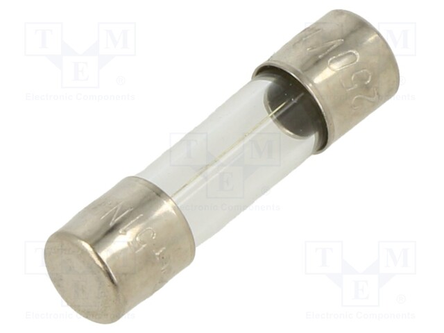 Fuse: fuse; 1.25A; 250VAC; glass; 20x5.2mm; bulk