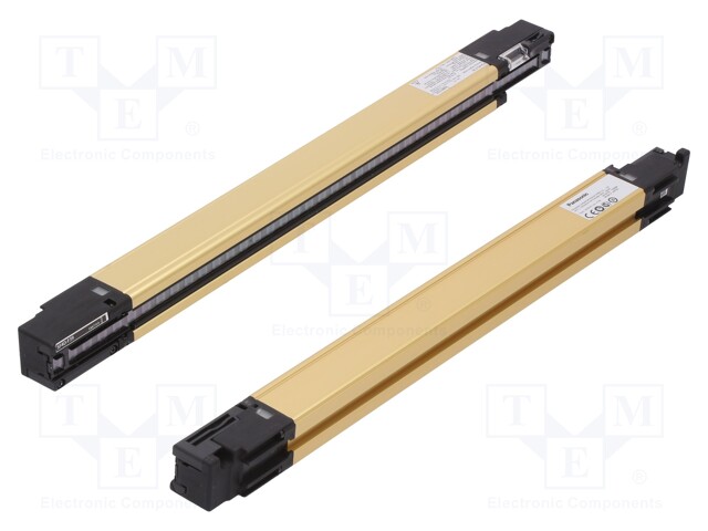 Safety light curtain; H: 390mm; 0÷12m; IP67; SF4D; 24VDC; lead