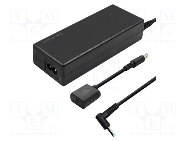 Power supply: switched-mode; 19.5VDC; 3.33A; 65W; for notebooks