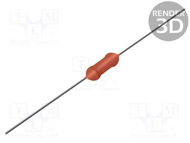 Resistor: metal film; fusible; THT; 47Ω; 2W; ±10%; Ø5x12mm; axial