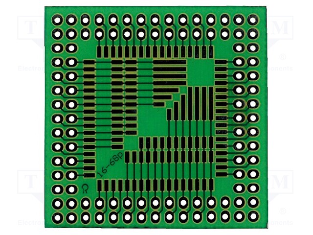 Board: universal; single sided,multiadapter; W: 40mm; L: 40mm