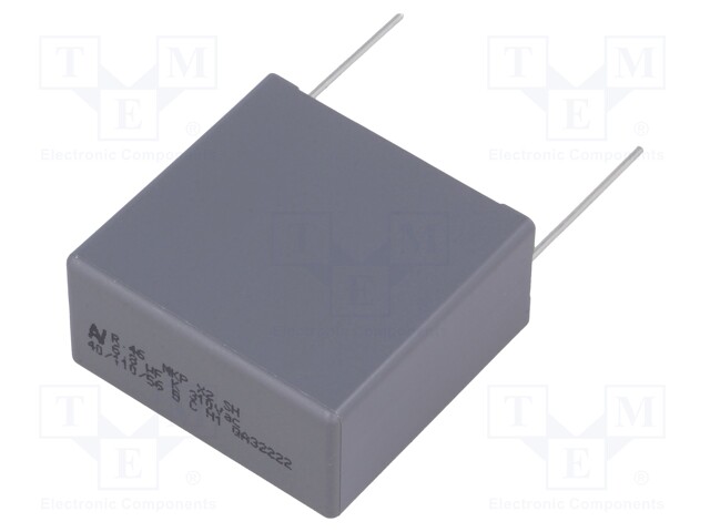 Capacitor: polypropylene; X2; 6.8uF; 37.5mm; ±10%; 41.5x20x40mm