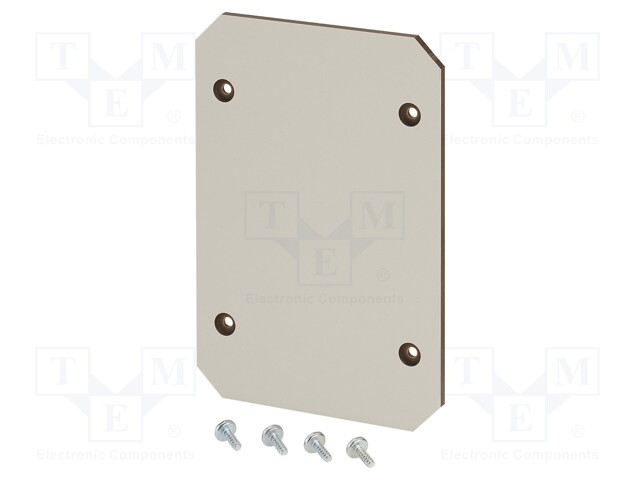 Mounting plate; laminate