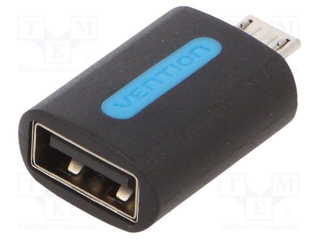 Adapter; USB 2.0; USB A socket,USB B micro plug; nickel plated