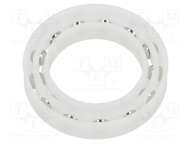 Bearing: ball; Øint: 17mm; Øout: 26mm; W: 5mm; Cage: polyamide